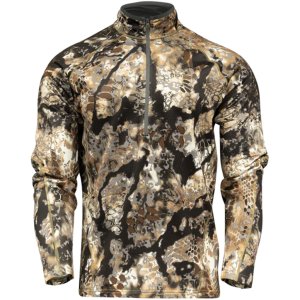 Kryptek 18CROLSZSF5 Cronos 1/2 Zip Fleece SkyFall Large, Polyester/Spandex