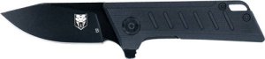 CobraTec Knives Small Riptide Black D2 Blade Drop Point SCTRTDD2BLK