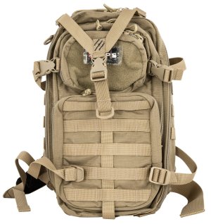 GPS T1611BOB Tactical Bugout Bag Tan 600D Polyester 2-Hand Carry