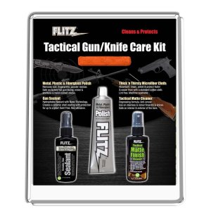 Flitz 41502 Tactical Gun/Knife Care Kit with Polish, Cleaner, Sealant
