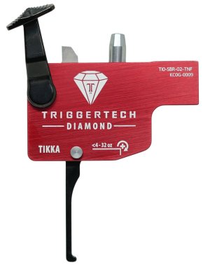 TriggerTech Diamond Trigger Straight Flat Lever for Tikka T3/T3x/T1x