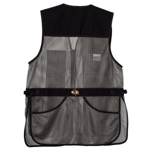 Browning Trapper Creek Mesh Shooting Vest Black/Gray Medium Right Hand