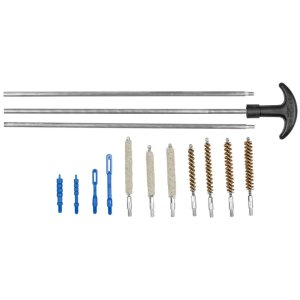 DAC Gunmaster Universal Pistol Cleaning Kit 14 Piece Reusable Clamshell
