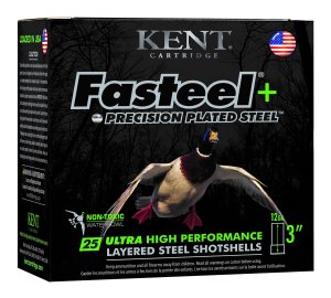 Kent Cartridge Fasteel+ K123FSP364X6 12 Gauge 3 In 1 1/4 oz 4/6 Shot