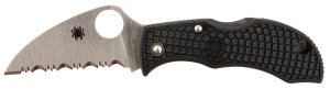 Spyderco MBKWSBK Manbug Wharncliffe Black Lightweight 1.91 In