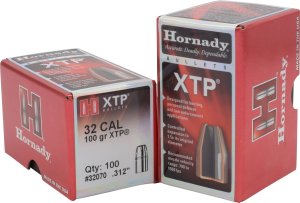 Hornady 32070 XTP Hunting 32 Cal .312 100 gr Hollow Point (HP)