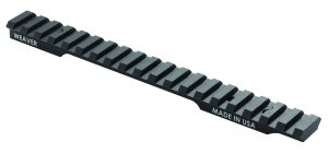 Weaver 99469 Ruger American Short Action Base 6061 T6 Aluminum Black