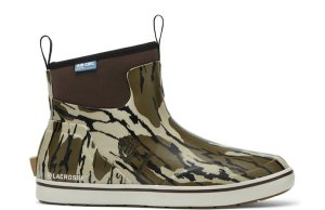 LaCrosse Alpha Deck Boots Mossy Oak Bottomland Camo Size 13