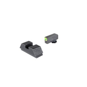 AMERIGLO 1L Tritium Sight Set for Glock MOS .220 Front .295 Rear Green