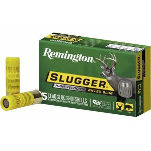 Remington Ammunition 28608 Slugger High Velocity 20 Gauge 2.75" 1/2 oz Rifled Slug Shot 5 Per Box/ 50 Cs
