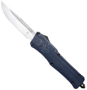 CobraTec Knives CTK-1 Large 3.75 In OTF D2 Blade NYPD Blue Handle
