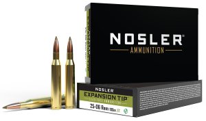 Nosler E-Tip 25-06 Remington 100 Grain 3200 FPS 20 Rounds