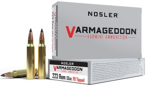 Nosler Varmageddon 65145 .223 Rem 55 Grain Flat Base 20 Round Box