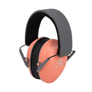 Radians LS0830CS Lowset Earmuff 21 dB Coral/Black Over Head Design