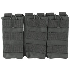 NcSTAR Triple AR Magazine Pouch Nylon Black MOLLE Straps