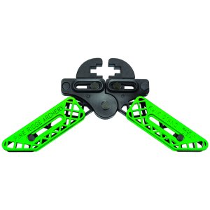 Pine Ridge Kwik Stand Bow Support Lime Green/Black - Model 2559-LG - Adjustable Jaws and Legs - Perfect for Tournament Archers and Ground Blind Hunters