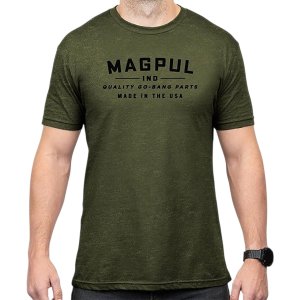 Magpul MAG1112-317-XL Go Bang Parts CVC T-Shirt XL Olive Drab Heather