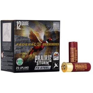 Federal Prairie Storm FS 12 Gauge 3" 1-1/8oz #3 Steel Shot 25 Rounds