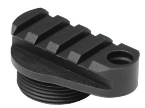 Cmmg 22CA6E8 Picatinny End Cap Tactical Black Finish