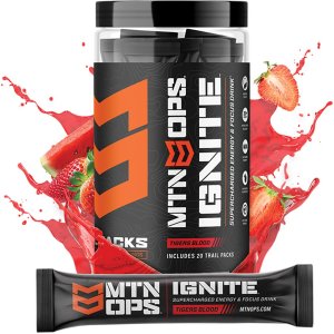 MTN OPS Ignite Tigers Blood Trail Pack 20ct Energy Boost