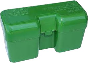 MTM Case-Gard RF22LM10 Ammo Box 100Rd Green Durable