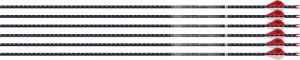 Easton 930154 4mm FMJ Arrows 300 2" Blazer Vanes 6-Pack