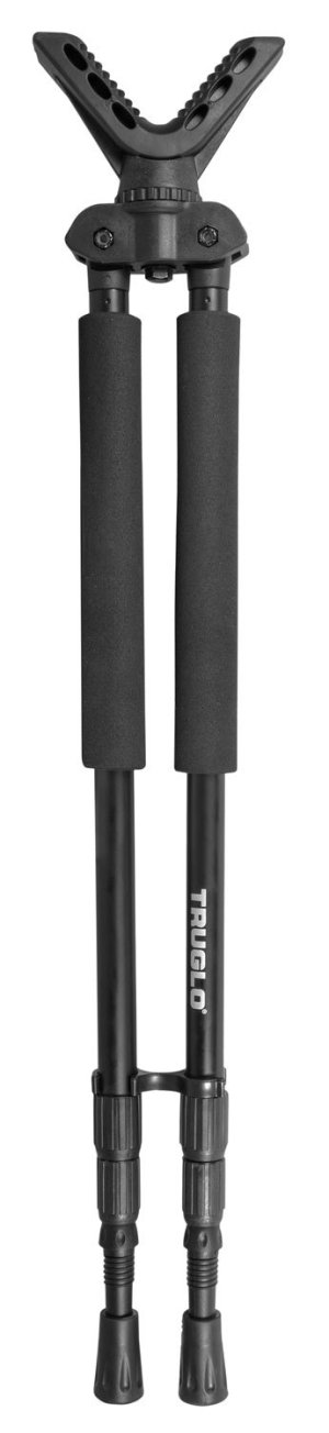 TRUGLO Solid-Shot 2 Bipod Black 21-40 In Height-Adjustable