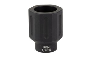 Battle Arms BAD-FLASHCAN-6-1-2x36 9MM Blast Diverter Black Anodized