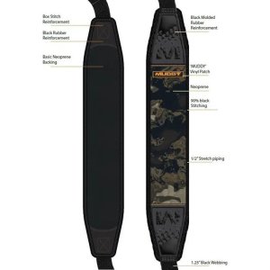GSM Outdoors Pathfinder Adjustable Rifle Sling Veil Canyon Grey