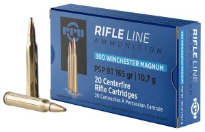 Prvi Partisan PP3002 .300 Win Mag 165gr Soft Point Boat Tail 20/Box