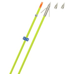 Fin-Finder Raider Pro Bowfishing Arrow Flo Green Big Head