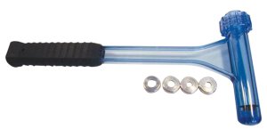 Berry's 15315 Bullet Puller Blue Plastic Rubber Grip 4 Collets Multi-Caliber