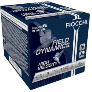 Fiocchi 410HV6 High Velocity Lead 410ga 3" Sz6 11/16oz Shotgun Ammo