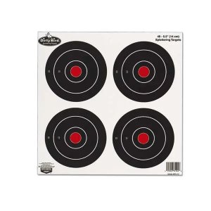 Birchwood Casey 35504 Bullseye Target 5.5 in Heavy Tagboard 12 Pack