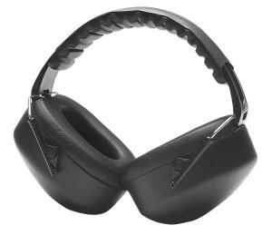 PRYA PM30 Fold-Away Ear Muffs 27dB Noise Reduction Black