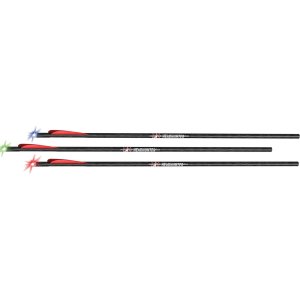 20" Carbon Crossbow Arrows with Multicolor Strobing Light Nocks