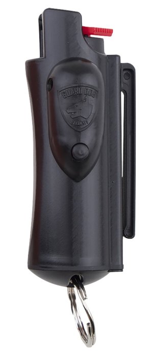 GuardDog ACCUFIRE 0.50oz Pepper Spray Laser Keychain Black 0.50 OZ