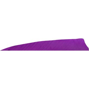 Gateway 400RSSPP-50 Shield Cut Feathers Purple 4" RW 50pk 2.76 Grains
