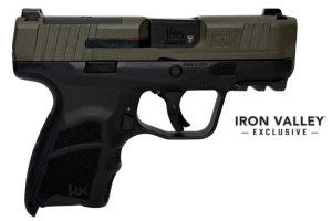 HK 81001400 9MMX19 CC9 Micro Comp 9mm 3.32" OR Grn/Blk 2/10-rd IVS