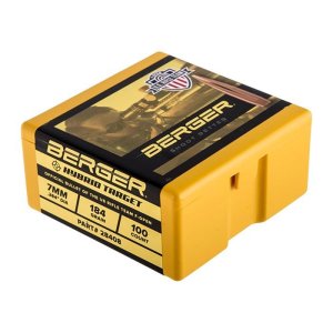 Berger 28708 7mm 184gr Hybrid Boat Tail Bullets 500/Box