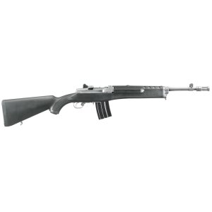 Ruger 5819 Mini-14 Tactical Rifle, 223 Rem/5.56 NATO, 16.12" Barrel, 20-Round, Black Synthetic Stock, Matte Stainless Steel Finish