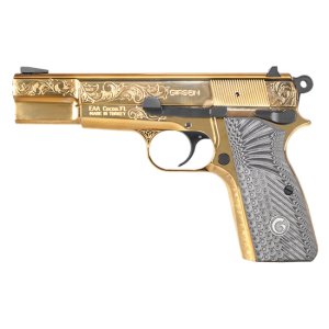 EAA Girsan MCP35 9mm 4.87 In Barrel 15+1 Gold Engraved 390488