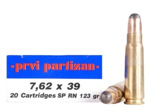 Prvi Partizan PP739S Metric Rifle Line 7.62x39mm 123gr Soft Point 20 Rounds