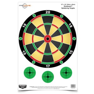 Birchwood Casey 35562 Paper Targets 12 in x 18 in 8 Pack Splatter Design