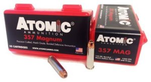 Atomic 00418 .357 MAG 158 Grain BJHP Ammo 50 Rounds
