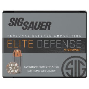 Sig Sauer Elite Performance 45ACP 185Grain 20ct V-Crown JHP 45 AUTO