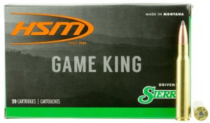 HSM Game King 30-06 SPGF Sierra BT 165 gr. Rifle Ammo