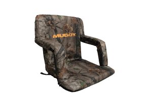 Muddy Outdoors MUDGS1206 Deluxe Camo Stadium Bucket Chair Armrests