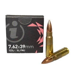 Ammo Inc Igman M67 7.62x39mm 123gr FMJ 2460fps 15 Rounds/Box