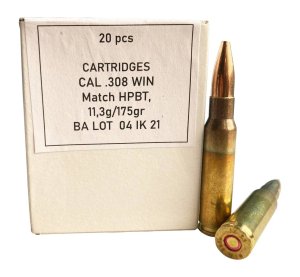 Igman .308 Winchester 175 Grain HPBT 20 Round Box